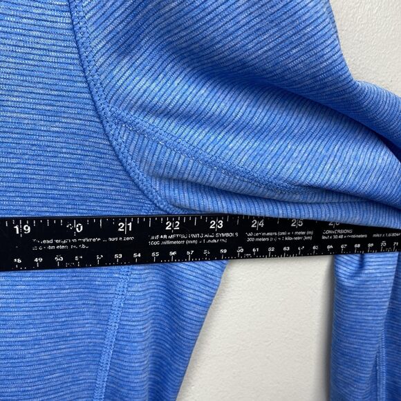 Vineyard Vines Pullover Mens Large Blue Performance 1/4 Zip Sweater Lightweight - Picture 8 of 11